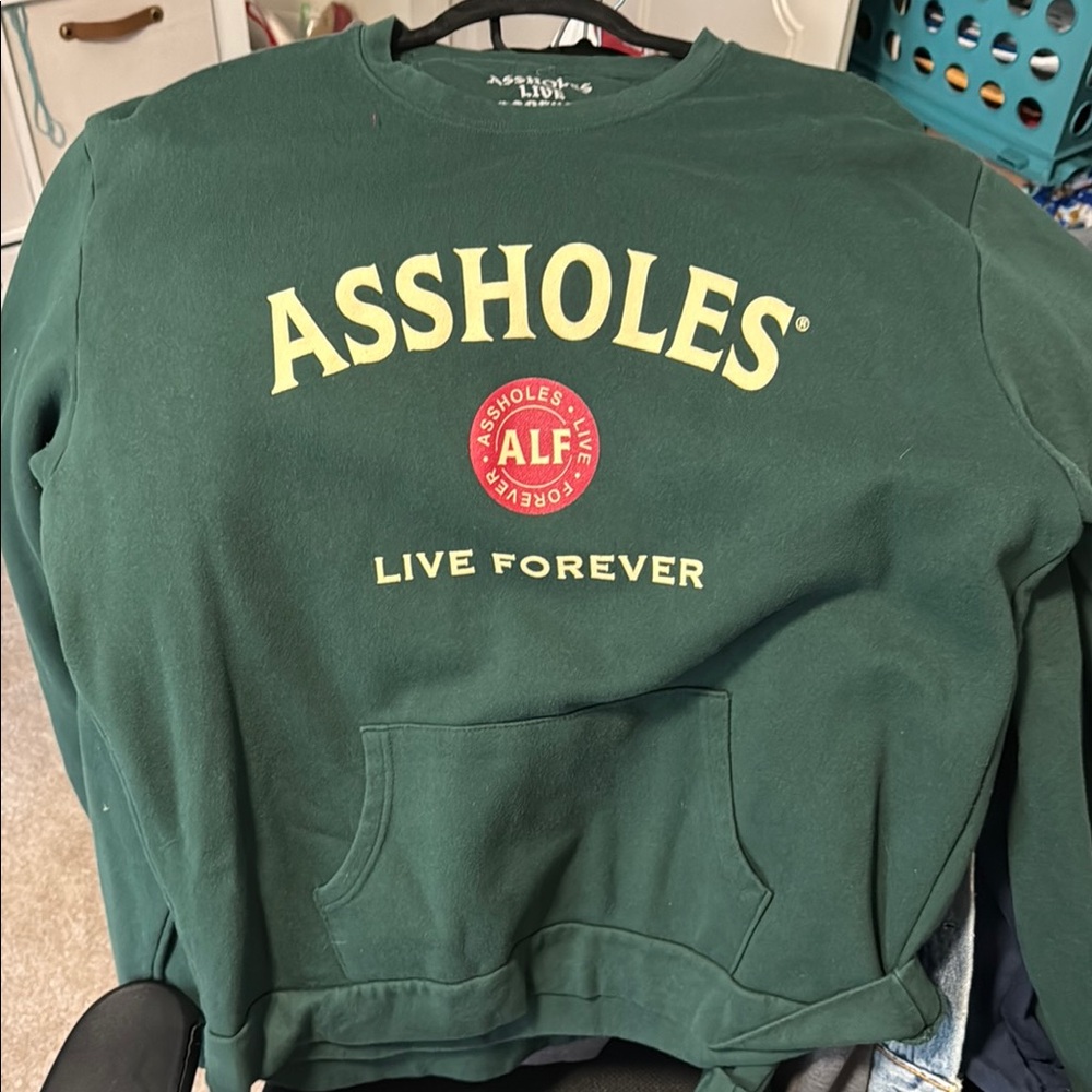 Green ALF Graphic Sweatshirt
